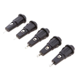 Maxbell 3x5 Pieces Chassis Panel Mount Glass Tube Fuse Holder for 5x20mm Fuse