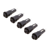 Maxbell 3x5 Pieces Chassis Panel Mount Glass Tube Fuse Holder for 5x20mm Fuse