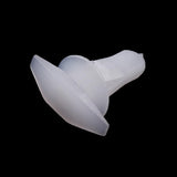 Maxbell 2x100 Pieces Car Door Sealing Strip Trim Panel Rivet Fastener 7.8mm Hole White