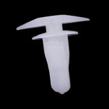Maxbell 2x100 Pieces Car Door Sealing Strip Trim Panel Rivet Fastener 7.8mm Hole White