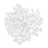 Maxbell 2x100 Pieces Car Door Sealing Strip Trim Panel Rivet Fastener 7.8mm Hole White