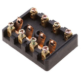 Maxbell 2xUniversal Car 4 Ways Screw Down Fuse Block Box Holder for European GBC Fuse