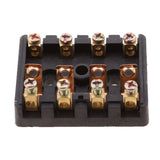Maxbell 2xUniversal Car 4 Ways Screw Down Fuse Block Box Holder for European GBC Fuse