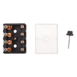 Maxbell 2xUniversal Car 4 Ways Screw Down Fuse Block Box Holder for European GBC Fuse