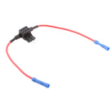 Maxbell 2xInline 3-Pin Micro Blade Fuse Tap Holder Block Wire Cable Connector