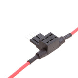 Maxbell 2xInline 3-Pin Micro Blade Fuse Tap Holder Block Wire Cable Connector