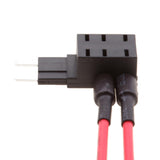 Maxbell 3xALPM 3 Way Mini Blade Fuse Tap Holder Block Wire Cable