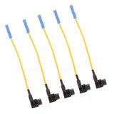 Maxbell 2x5 Pieces ACN Blade Fuse Tap Holder Block Wire for Low-profile Mini Fuse