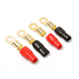 Maxbell 2 Pairs 1/0 AWG Car Audio Power Ground Wire Ring Terminal Connector Brass - Aladdin Shoppers