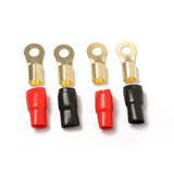 Maxbell 2 Pairs 1/0 AWG Car Audio Power Ground Wire Ring Terminal Connector Brass - Aladdin Shoppers