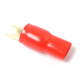 Maxbell 5x5 Pairs 4 AWG Car Audio Power Ground Wire Fork Terminal Connector Brass