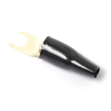 Maxbell 2x10 Pairs 8 AWG Car Audio Power Ground Wire Fork Terminal Connector Brass