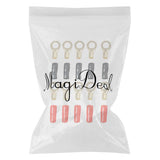 Maxbell 10 Pairs 8 AWG Car Audio Power Ground Wire Ring &Fork Terminal Connector
