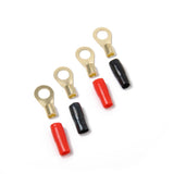 Maxbell 3x5 Pairs 8 AWG Car Audio Power Ground Wire Ring Terminal Connector Brass