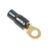 Maxbell 2x5 Pairs 4 AWG Car Audio Power Ground Wire Ring Terminal Connector Brass