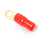 Maxbell 2x5 Pairs 4 AWG Car Audio Power Ground Wire Ring Terminal Connector Brass