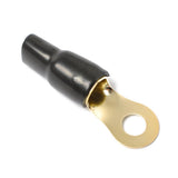 Maxbell 2x3 Pairs 1/0 AWG Car Audio Power Ground Wire Ring Terminal Connector Brass