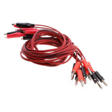 Maxbell Maxbell 5 Pairs Banana Plug To Alligator Clip Wire Cable For Electrical Testing