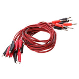 Maxbell 5 Pairs Banana Plug To Alligator Clip Wire Cable For Electrical Testing - Aladdin Shoppers