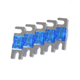 Maxbell 10x5 Pieces Mini ANL Bolt Fork Fuse Kit Car Audio Circuit Breaker 60A