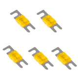 Maxbell 2x5 Pieces Mini ANL Bolt Fork Fuse Kit Car Audio Circuit Breaker 40A