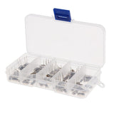 Maxbell 3x100pcs 10 Value Quartz Crystal Oscillator Resonator Assortment Kit Aluminum