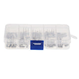 Maxbell 3x100pcs 10 Value Quartz Crystal Oscillator Resonator Assortment Kit Aluminum