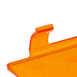 Maxbell 2xCar SUV Lens Cover Snap Housing for Straight Curved LED Light Amber