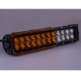 Maxbell 2xCar SUV Lens Cover Snap Housing for Straight Curved LED Light Amber