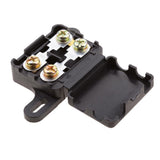 Maxbell 2x12V-24V Car Boat ANS/ANF/ANG Fuse Screw Down Block Holder Box Waterproof