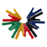 Maxbell 2x10 Pieces Car Battery Test Lead 30A Crocodile Clamps for 4mm Banana Socket