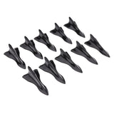 Maxbell 3x10 Pieces Car Roof Air Vortex Generator Shark Fin Decorative Black
