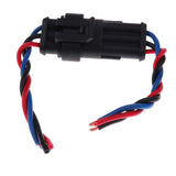 Maxbell 2x3 Pin HID Electrical Wire Connector Plug Male Female Harness Clips