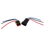 Maxbell 2x3 Pin HID Electrical Wire Connector Plug Male Female Harness Clips