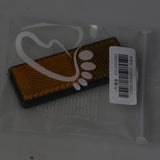 Maxbell 4xCar Cycle Reflector Light Reflective Strips Stick On Self Adhesive Yellow