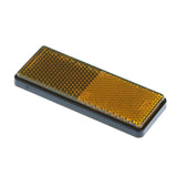 Maxbell 2 Pieces Car Reflector Light Reflective Strips On Self Adhesive Yellow & Red