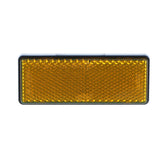 Maxbell 2 Pieces Car Reflector Light Reflective Strips On Self Adhesive Yellow & Red
