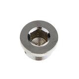 Maxbell 8xElectroplated Nickel Hex Bolt Bung Plug for O2 Oxygen Sensor M18x1.5 Thread