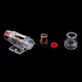 Maxbell 2xAGU Short Fuse Holder 0 4 8 Gauge Gold Plated 20A 40A 60A 80A Fuse SKFH104