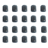 Maxbell 3x20 Pieces Black Plastic Car Motorcycle Tyre Tire Valve Stem Cap Dust Covers