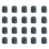 Maxbell 3x20 Pieces Black Plastic Car Motorcycle Tyre Tire Valve Stem Cap Dust Covers