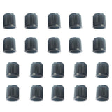 Maxbell 3x20 Pieces Black Plastic Car Motorcycle Tyre Tire Valve Stem Cap Dust Covers