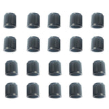 Maxbell 3x20 Pieces Black Plastic Car Motorcycle Tyre Tire Valve Stem Cap Dust Covers