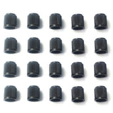Maxbell 3x20 Pieces Black Plastic Car Motorcycle Tyre Tire Valve Stem Cap Dust Covers