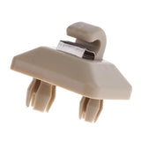 Sun Visor Clip Hook Holder for Audi A1 A3 A4 A5 Q3 Q5 2013 2014 2015 Beige