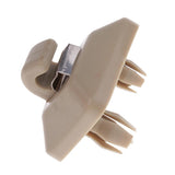 Maxbell 10xSun Visor Clip Hook Holder for Audi A1 A3 A4 A5 Q3 Q5 2013 2014 2015 Beige 2