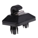 Maxbell 100xSun Visor Clip Hook Holder for Audi A1 A3 A4 A5 Q3 Q5 2013 2014 2015 Black 2