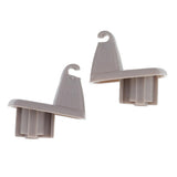 Maxbell 2x2pcs Sun Visor Hook Clip for 05-07 Chrysler 300 Dodge Magnum 06-07 Charger