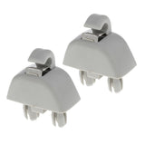 Maxbell 4x2pack Replace Auto Sun Visor Hook Bracket for Audi A6 C6 for VW Passat Polo