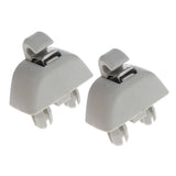 Maxbell 10x2pack Replace Auto Sun Visor Hook Bracket for Audi A6 C6 for VW Passat Polo